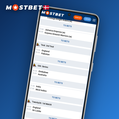 Biometrisk log ind og pushbeskeder i Mostbet app til iOS og Android