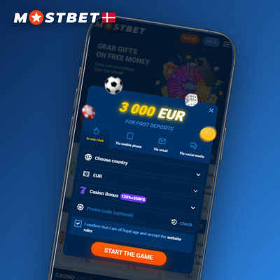 Mostbet dk registrering med ét klik – vælg land og valuta straks