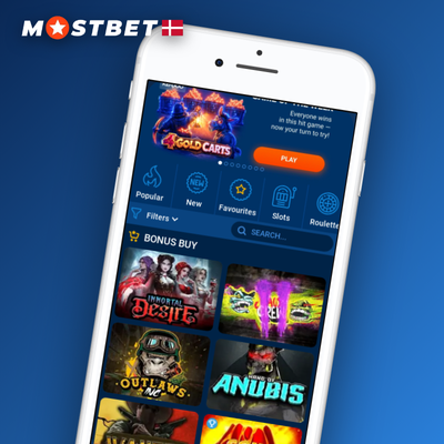 Mostbet Casino med NetEnt klassiske slots og abstrakt spillerulle med lysstriber